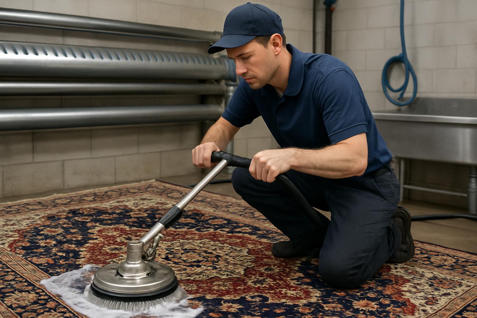 Professional area rug cleaning service