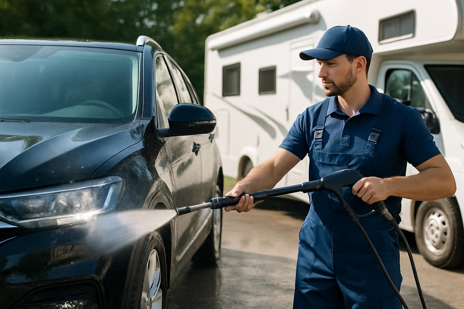 Professional vehicle and RV cleaning service