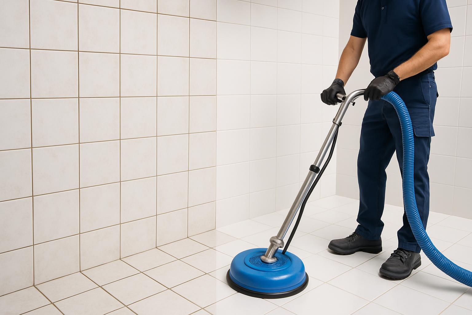Professional tile and grout cleaning service